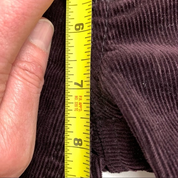 J Crew Favourite  Fit Purple Corduroy Pants size 00S - Picture 6 of 8
